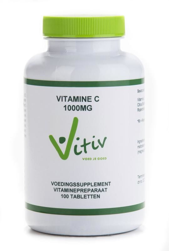 Vitamine C 1000 mg 100 tabletten - Vitiv