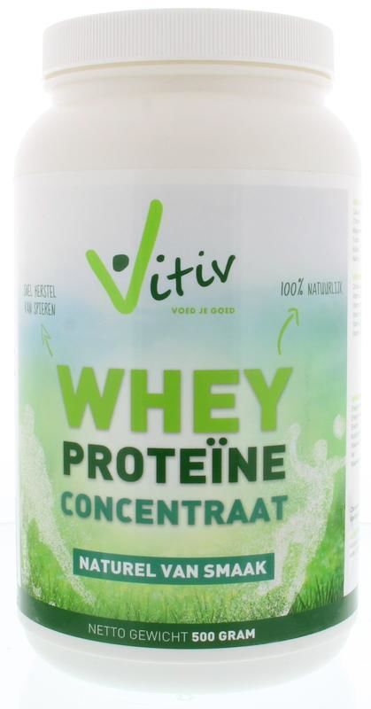 Whey Proteïne Concentraat 80% 500 gram - Vitiv