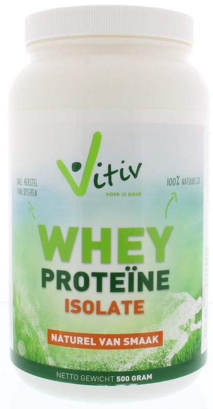 Whey Proteïne Isolate 90% 500 gram - Vitiv