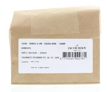 Kaneel Pijpjes 8 cm 250 gram - Jacob Hooy