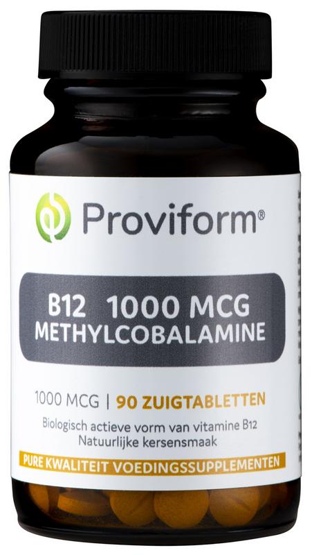 B12 1000 mcg Methylcobalamine 90 tabletten - Proviform