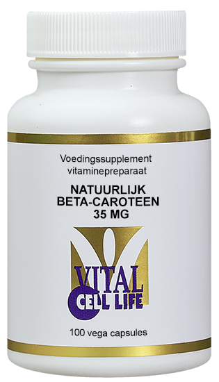 Beta-Caroteen Natuurlijk 35 mg 100 capsules - Vital Cell Life
