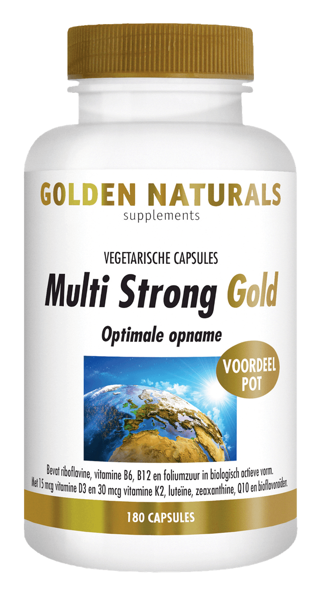 Multi Strong Gold Golden Naturals 180 capsules