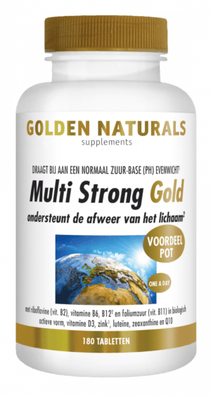 Multi Strong Gold Golden Naturals 180 tabletten