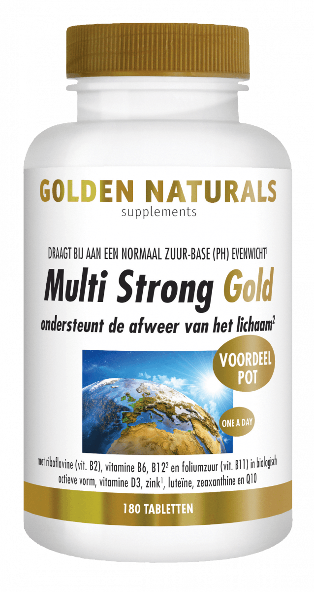 Multi Strong Gold Golden Naturals 180 tabletten