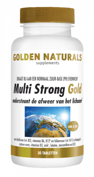 Multi Strong Gold Golden Naturals 30 tabletten