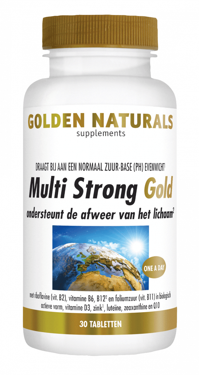 Multi Strong Gold Golden Naturals 30 tabletten