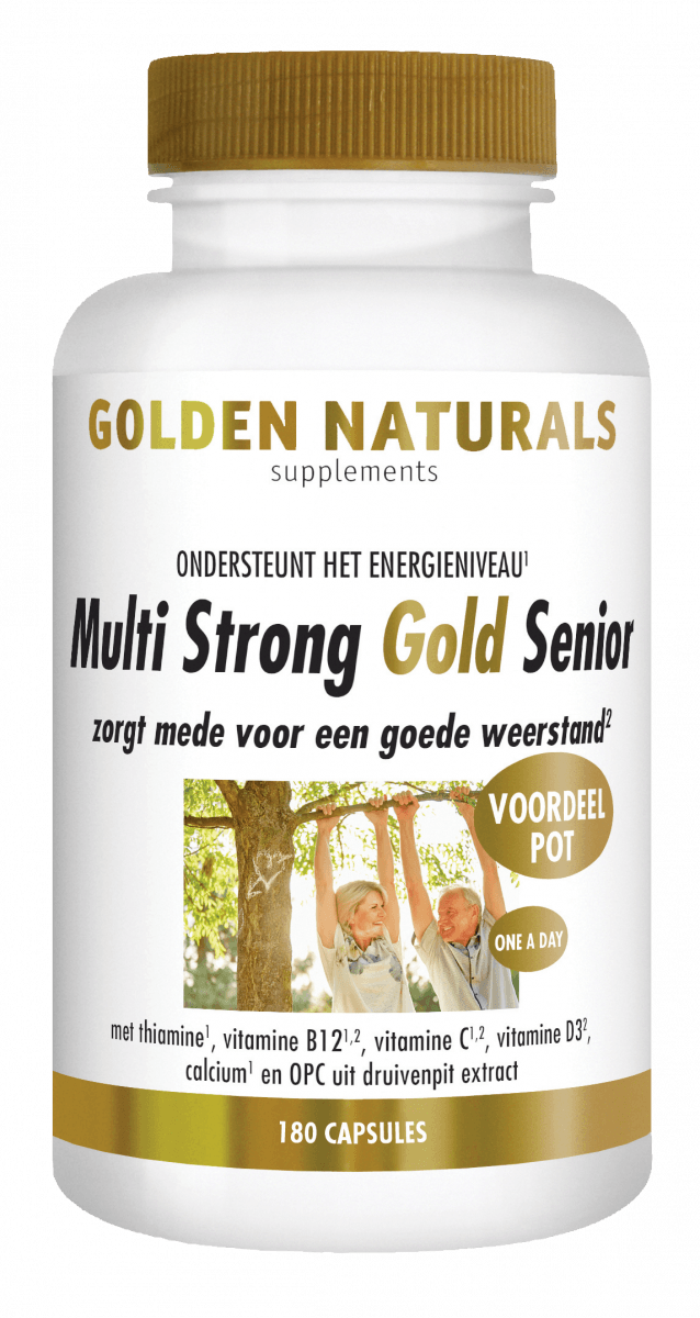 Multi Strong Gold Senior Golden Naturals 180 capsules