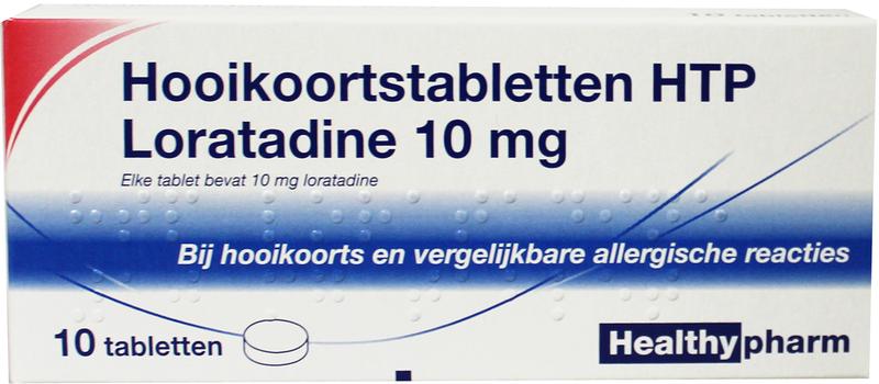 Hooikoortstabletten HTP Loratadine 10 mg, tabletten