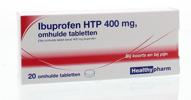 Ibuprofen HTP 400 mg, omhulde tabletten