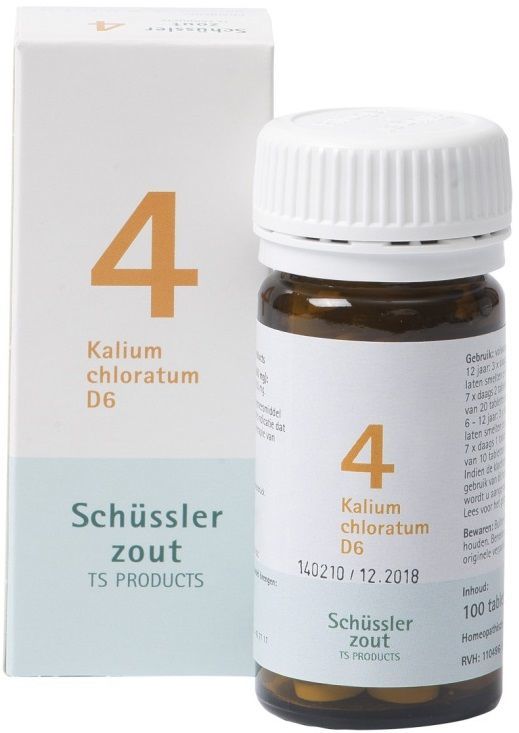 Kalium Chloratum D6 Schussler 4 100 tabletten - Pfluger