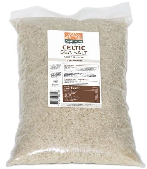 Keltisch Zeezout Grof 1000 gram - Mattisson