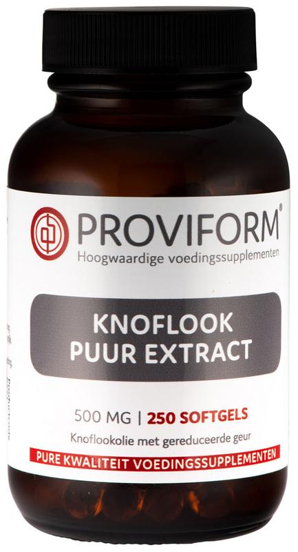Knoflook Puur Extract 500 mg 250 softgels - Proviform