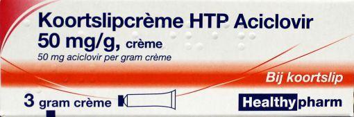 Koortslipcrème HTP Aciclovir 50 mg/g, crème