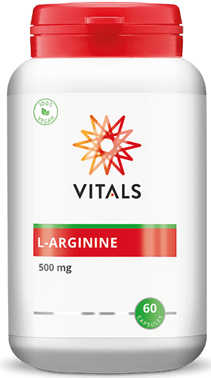 L-Arginine 500 mg 60 capsules - Vitals