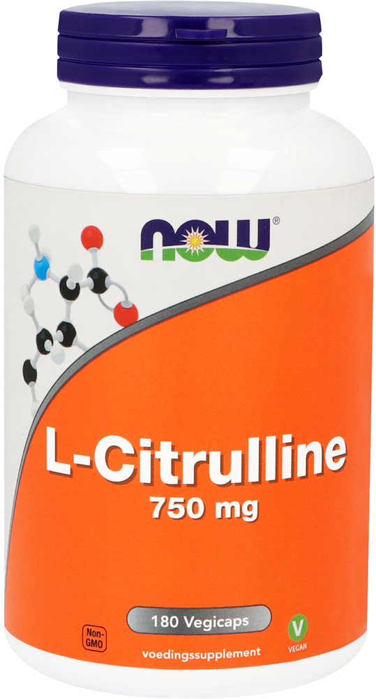 L-Citrulline 750 mg 180 capsules - Now