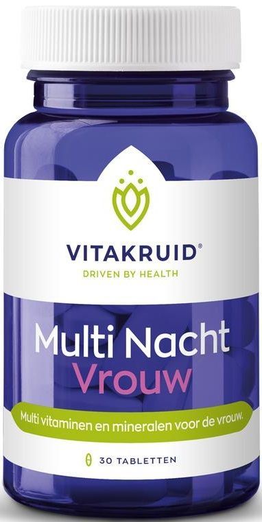 Multi Nacht Vrouw 30 tabletten Vitakruid
