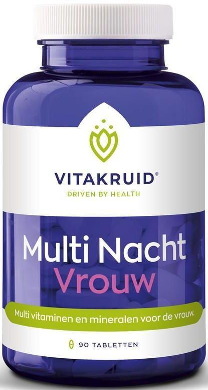 Multi Nacht Vrouw 90 tabletten Vitakruid