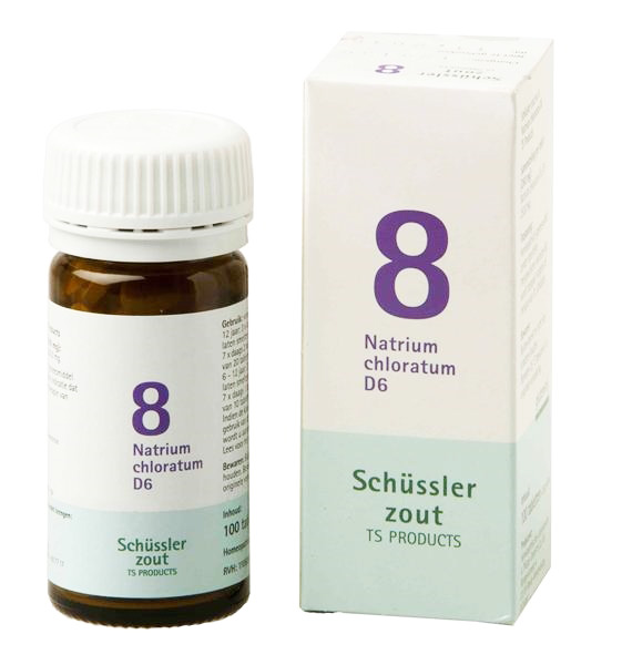 Natrium Chloratum D6 Schussler 8 100 tabletten - Pfluger