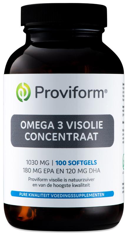 Omega 3 Visolie Concentraat 250 softgels - Proviform