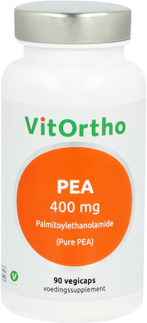 PEA 400 mg Palmitoylethanolamide 90 capsules - VitOrtho