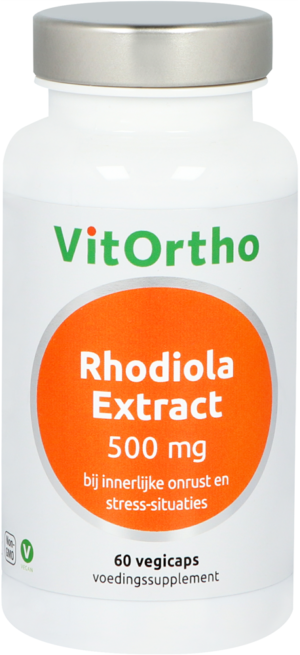 Rhodiola Extract 500 mg 60 capsules - VitOrtho