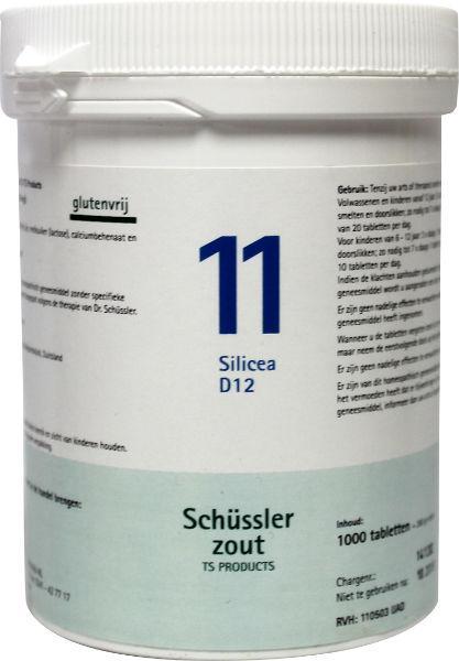 Silicea D12 Schussler 11 1000 tabletten - Pfluger