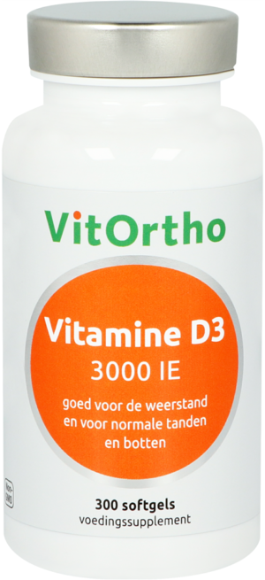 Vitamine D3 3000 IE 300 softgels - VitOrtho