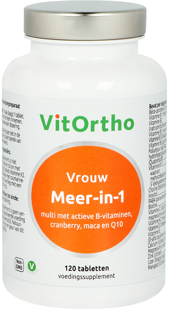 Vrouw Meer in 1 120 tabletten - Vitortho