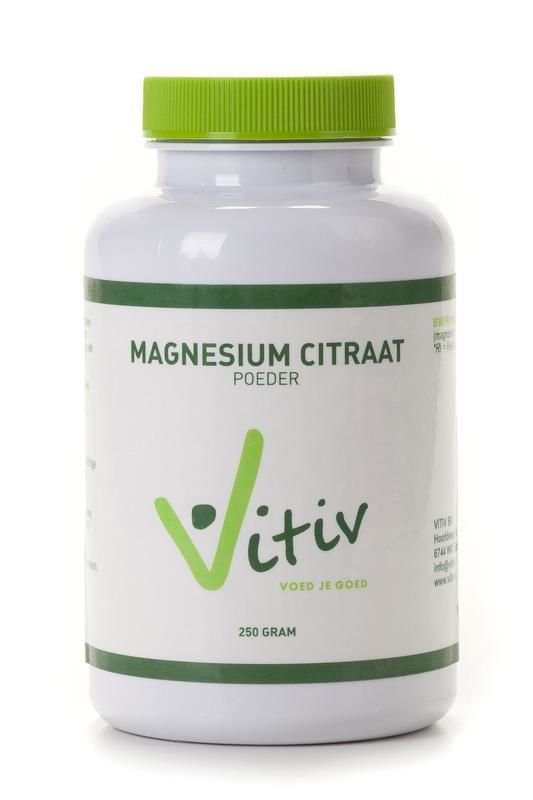 Magnesium Citraat Poeder 500 gram - Vitiv