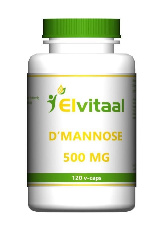 D Mannose 500 mg 120 vegetarische capsules - Elvitaal