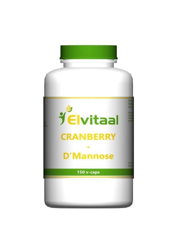Cranberry & D Mannose 150 vegetarische capsules - Elvitaal
