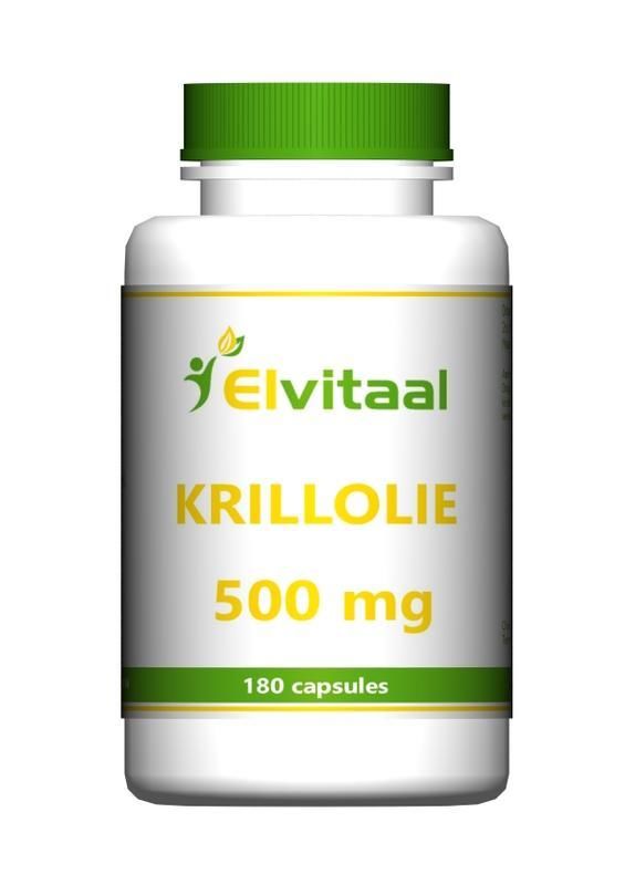 Krill Olie 500 mg 180 capsules - Elvitaal