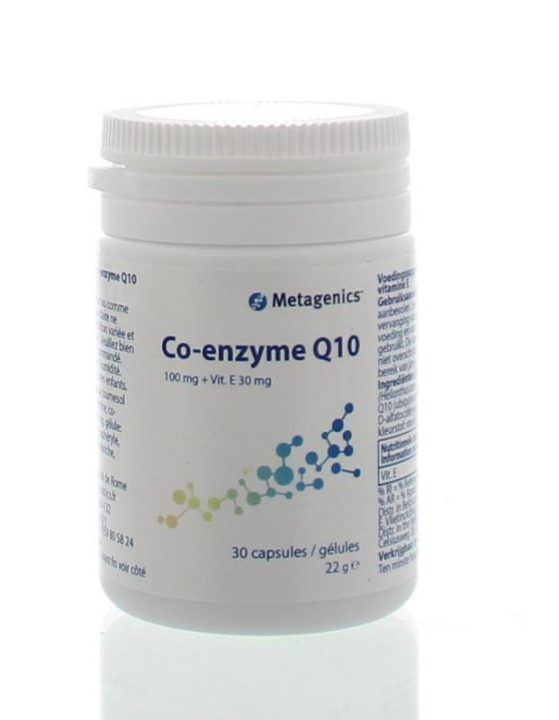 Co enzyme Q10 100 mg 30 capsules - Metagenics