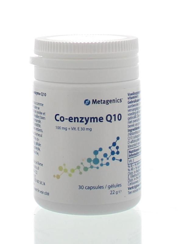 Co enzyme Q10 100 mg 30 capsules - Metagenics