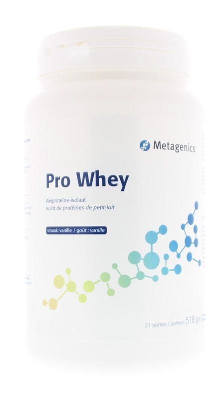 Pro Whey Vanille 518 gram - Metagenics