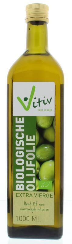 Biologische Olijfolie Extra Virgin 1000 milliliter - Vitiv