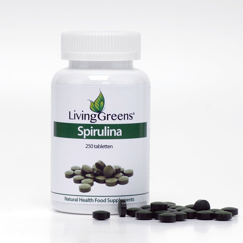 Spirulina 250 tabletten - Livinggreens