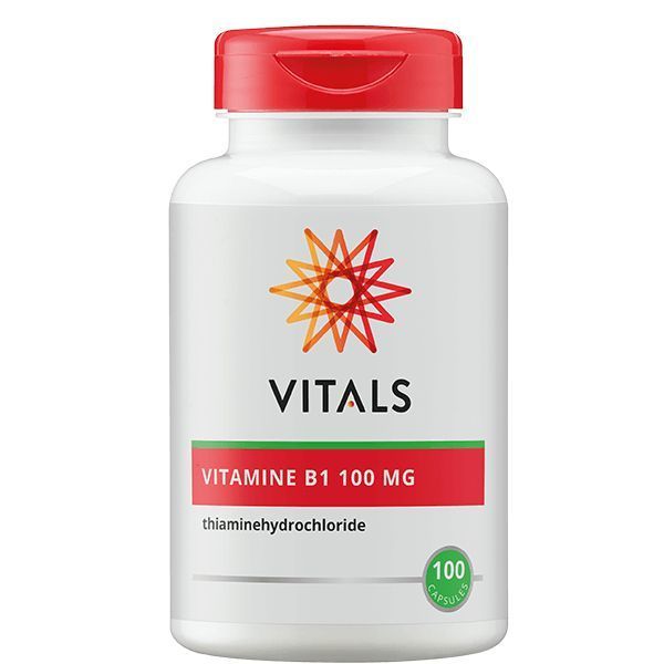 Vitamine B1 100 mg Thiaminehydrochloride 100 capsules Vitals