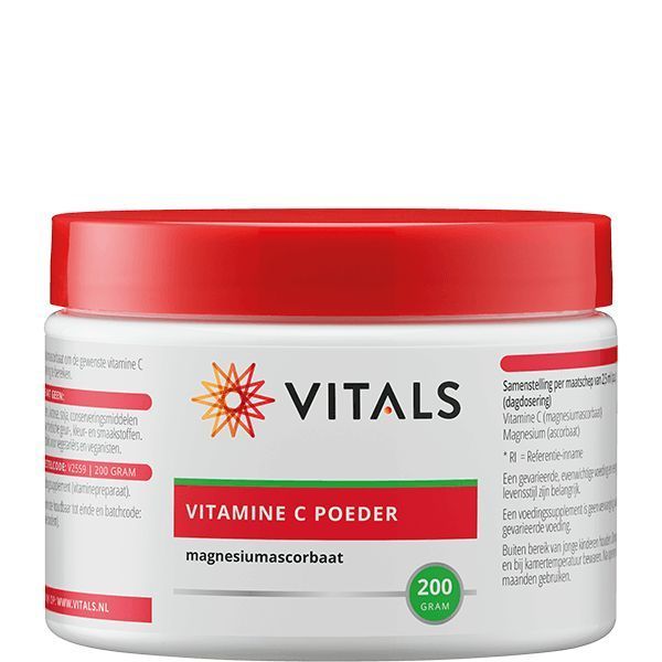 Vitamine C Poeder Magnesiumascorbaat 200 gram Vitals