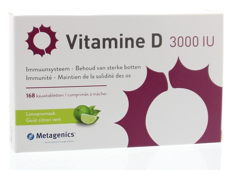 Vitamine D 3000 IU 168 tabletten - Metagenics