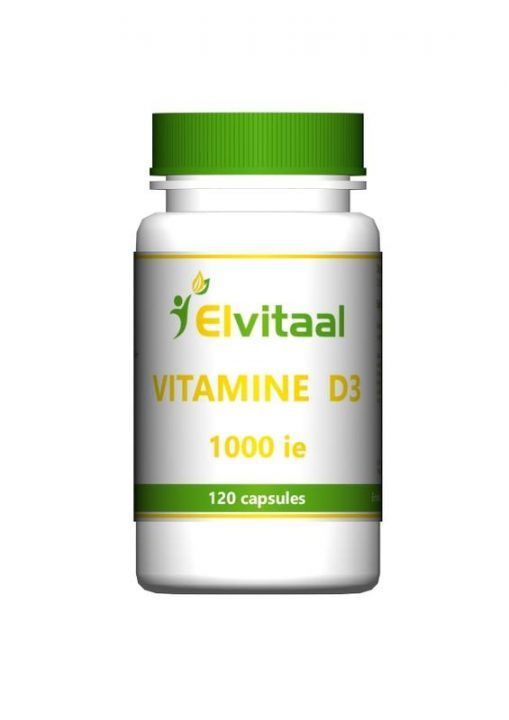 Vitamine D3 1000 IE 25 mcg 120 capsules - Elvitaal