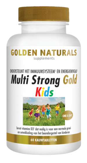 Multi Strong Gold Kids Golden Naturals 60 kauwtabletten