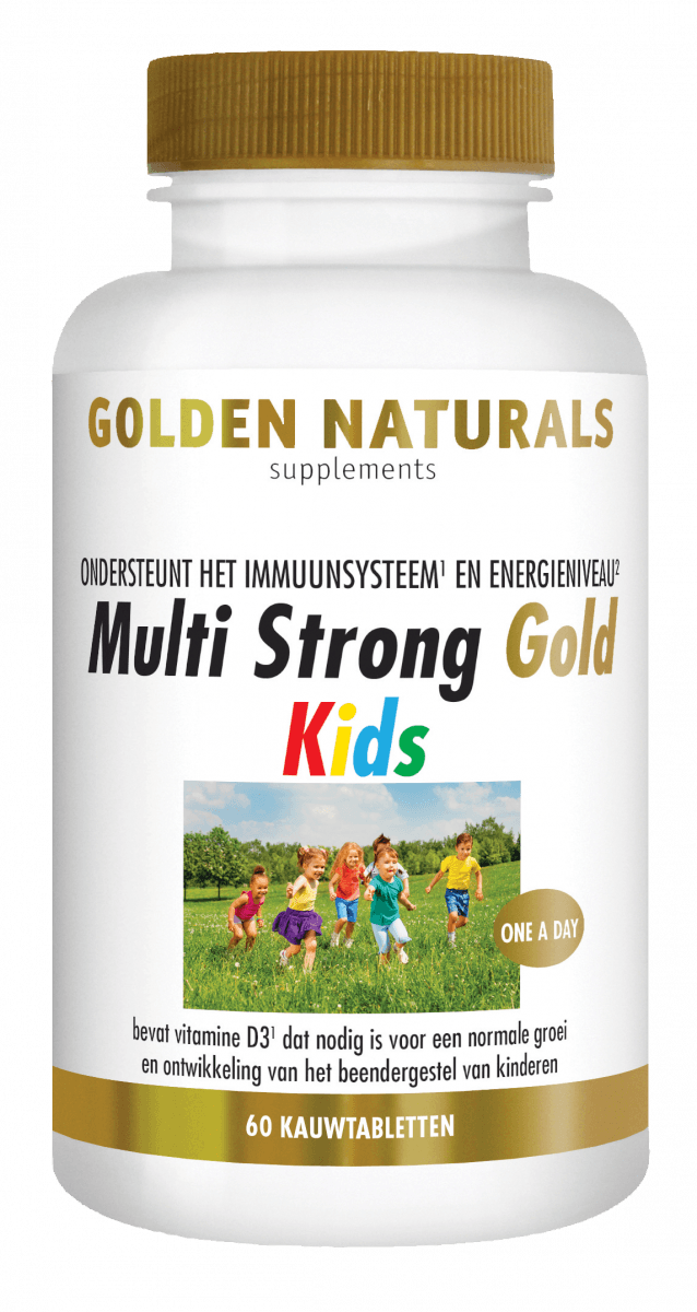 Multi Strong Gold Kids Golden Naturals 60 kauwtabletten
