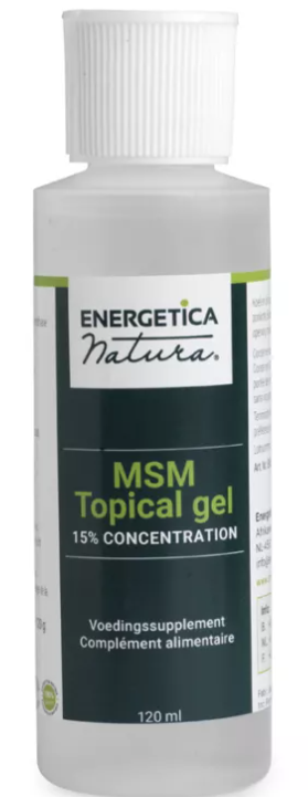 MSM topical Gel 120 ml Energetica Natura