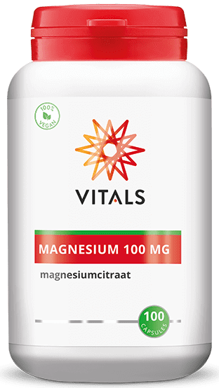 Magnesiumcitraat 100 mg 100 capsules - Vitals