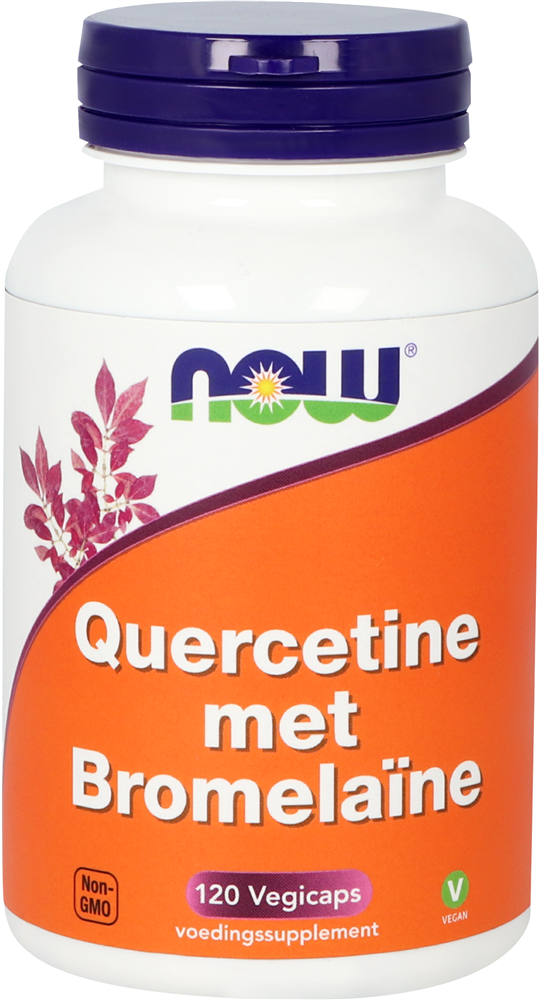 Quercetine met Bromelaïne 120 capsules - Now