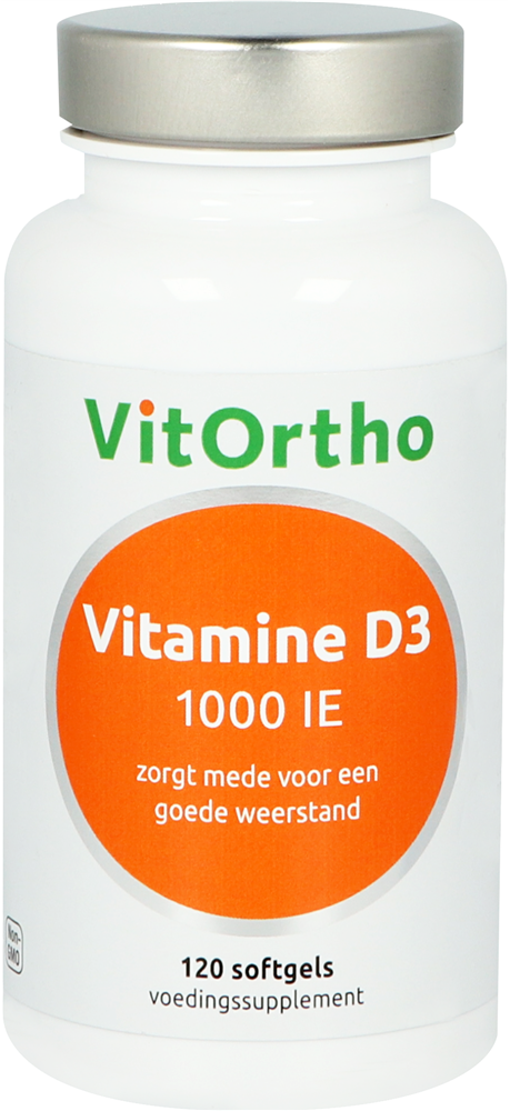 Vitamine D3 1000 IE 120 softgels - VitOrtho