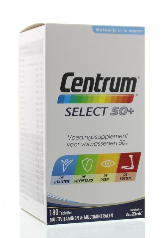 Select 50+ Advanced 180 tabletten - Centrum