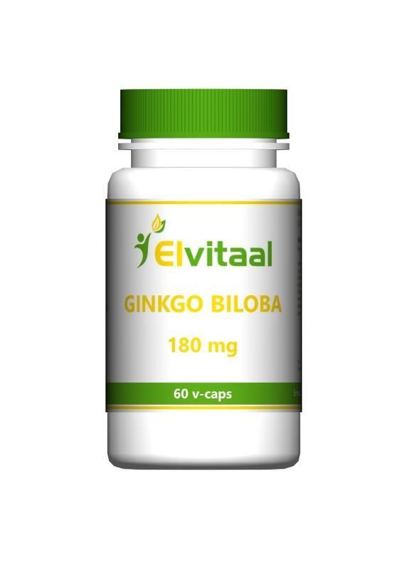 Ginkgo Biloba 60 vegetarische capsule - Elvitaal